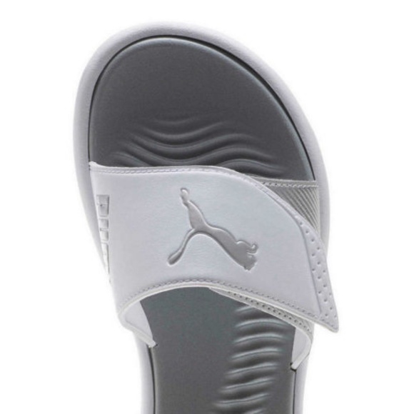 Puma Woman's Slides White Size 9 New - Picture 2 of 2